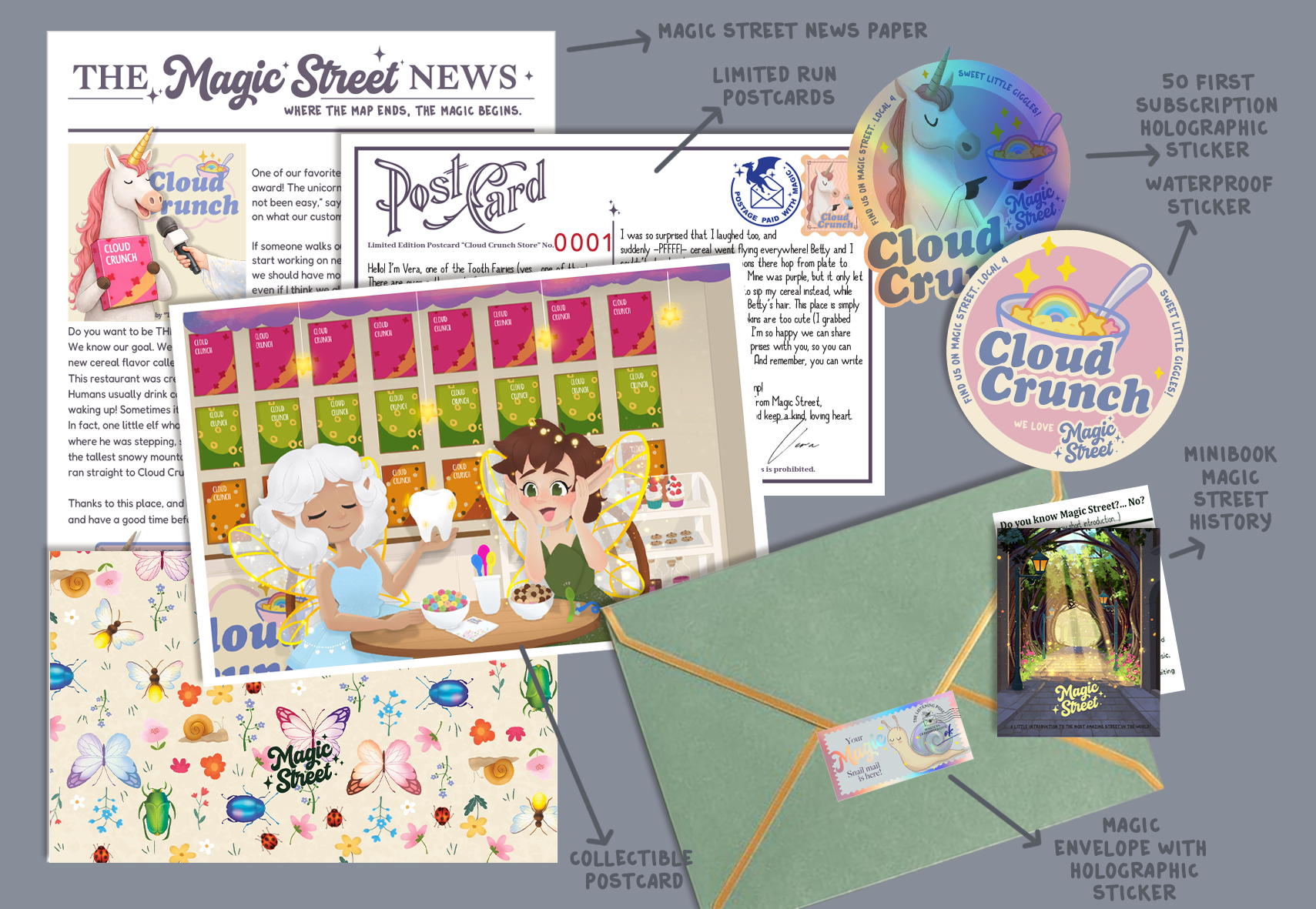 Magic Street Magic Snail Mail Subscription
