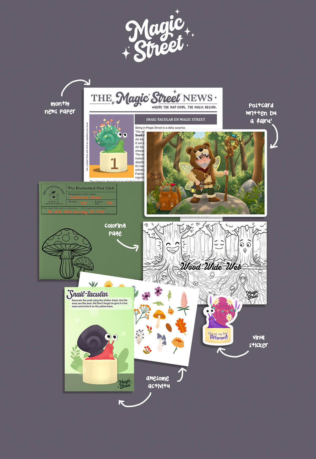 INTERNATIONAL ENGLISH -  Magic Street Mail Club (Subscription)